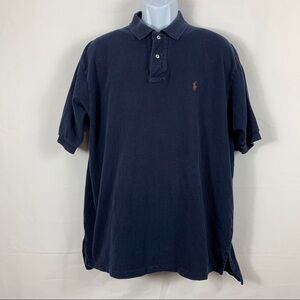 POLO RALPH LAUREN Blue Navy Shirt XL
